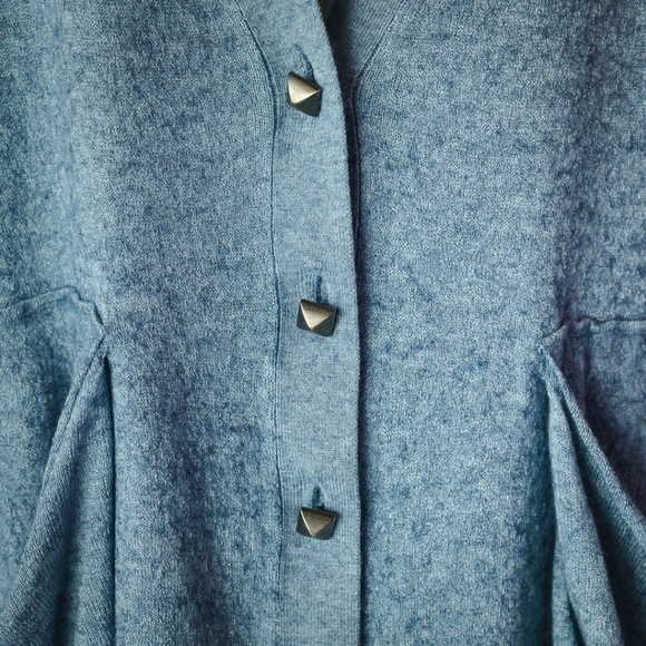 Tricot Alexander Wang M Blue Merino Wool Sweater - Picture 4 of 8